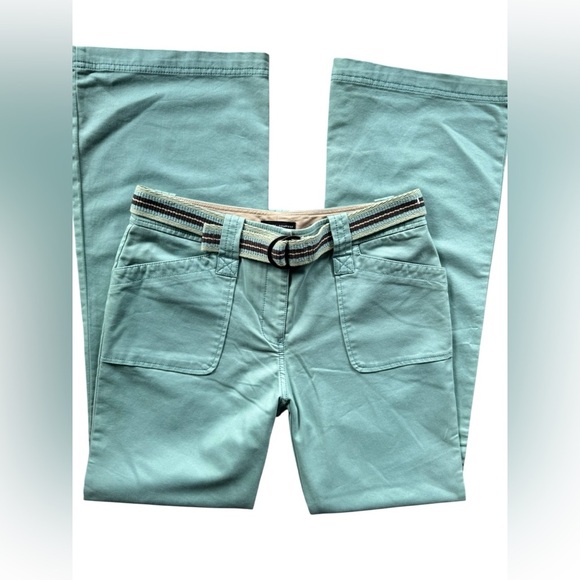 NWT Deadstock New York & Company Belted Bootcut Pants size 4 - Picture 4 of 14